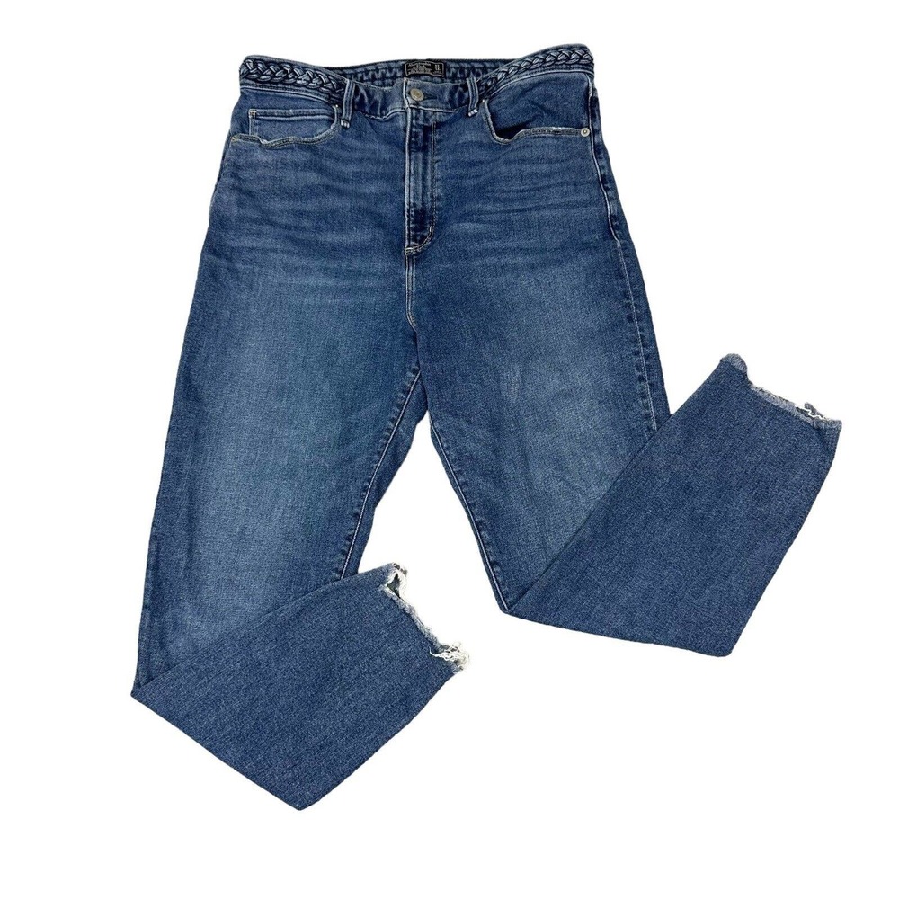 Abercrombie & Fitch Size 14R/32 Womens Ultra High Rise Super Skinny Ankle Jeans
